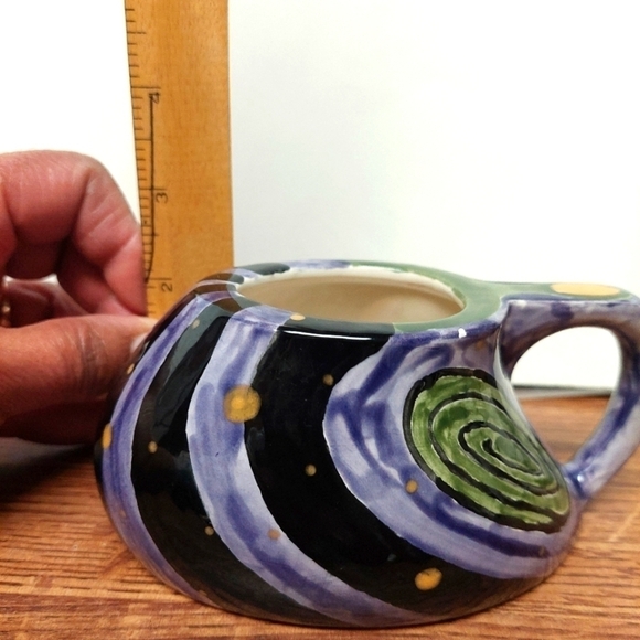 Vintage Joe Funk Funky Art Deco Handmade Ceramic Mug or Succulent Planter - Picture 7 of 8